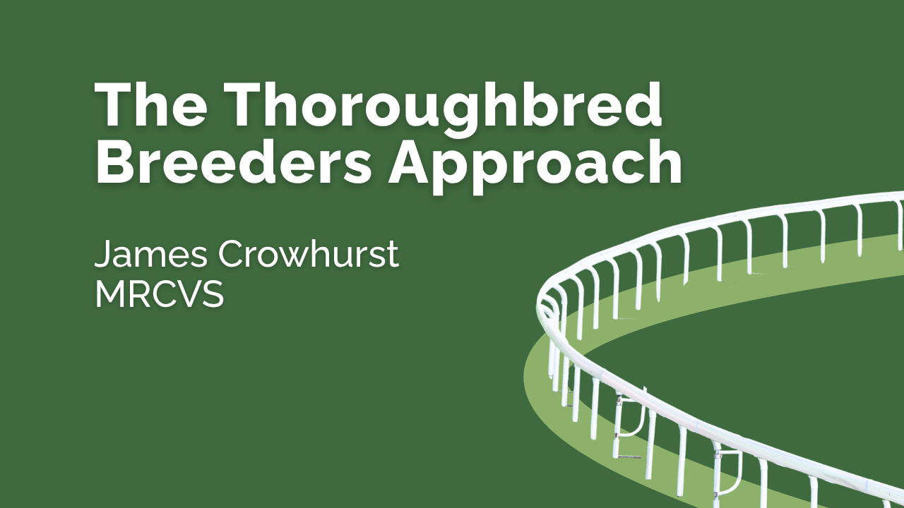 The thoroughbred breeders approach