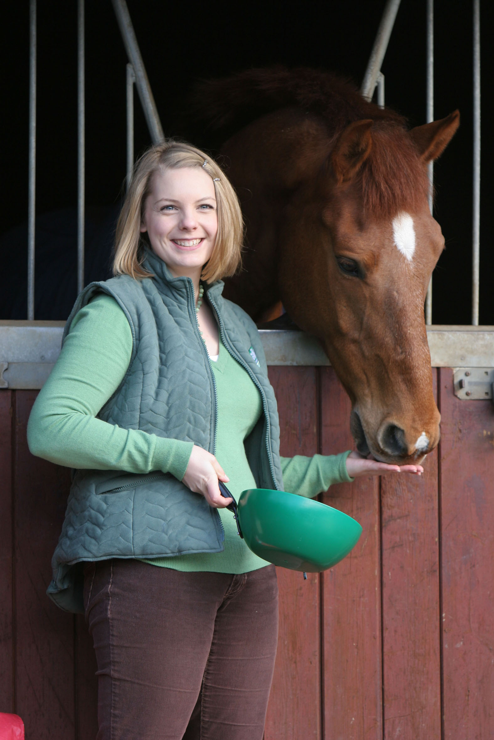 BHF Experts Emma Short with Horse