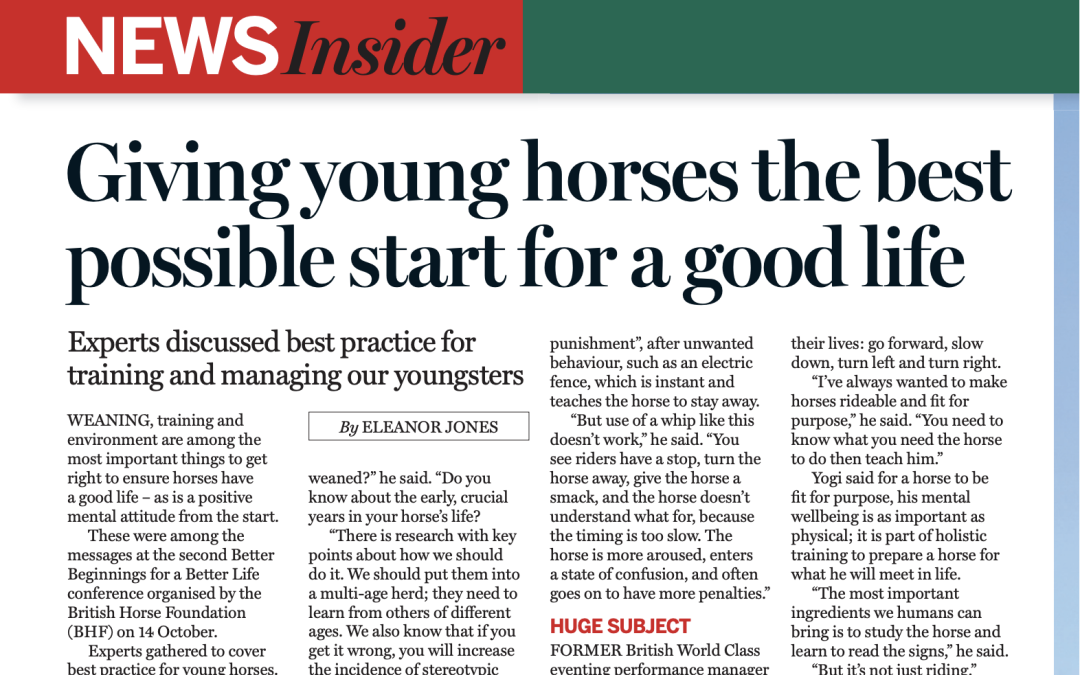 Horse and Hound Article - BHF